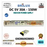 Power Supply Trafo Brilux DC 5V 30A | 150W + Slim  (Super Quality)